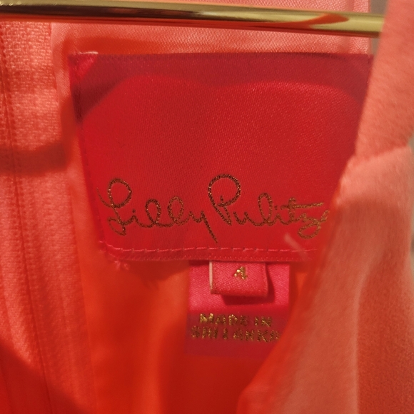 Lilly Pultizer Pearl romper dress size 4 - Picture 4 of 5